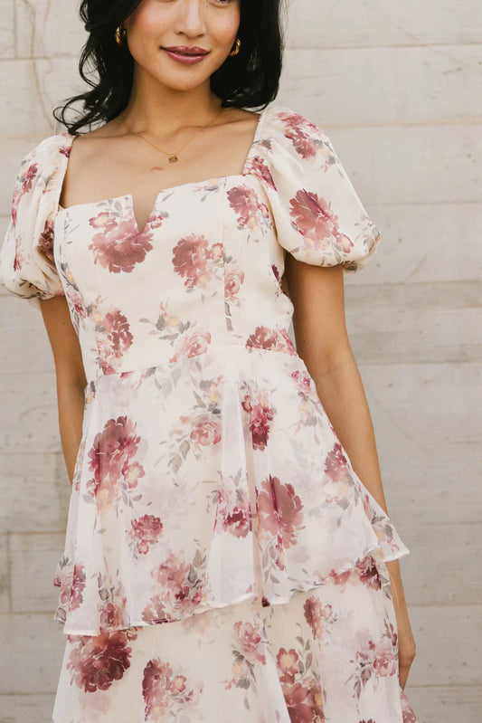 Xara Floral Midi Dress - FINAL SALE