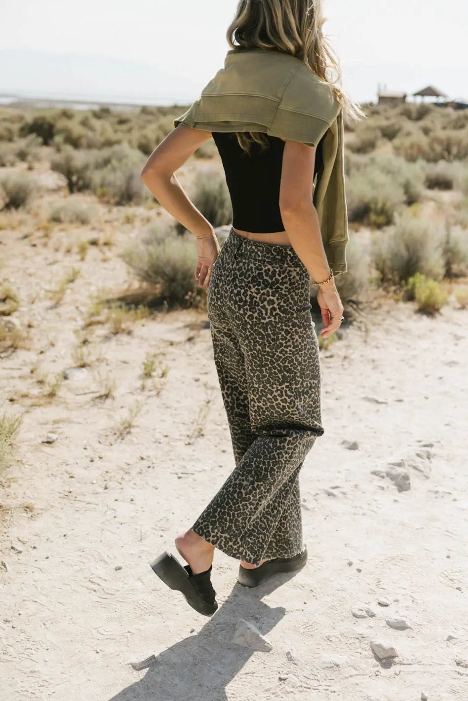 Kortnee Leopard Print Jeans - FINAL SALE