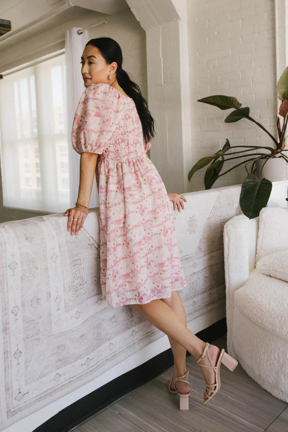 Hannah Floral Midi Dress - FINAL SALE