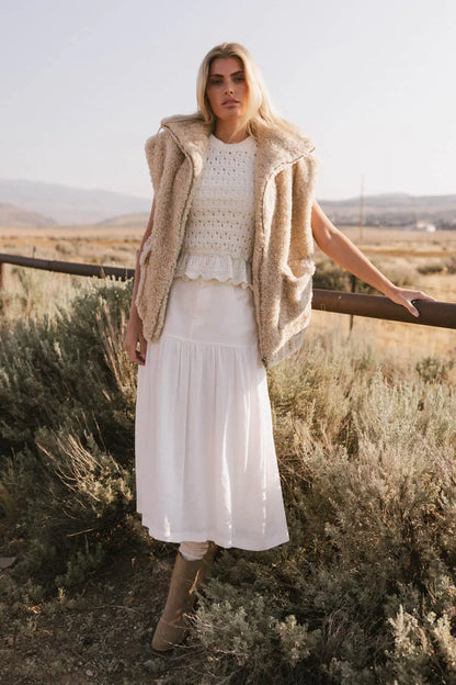 Luella Denim Midi Skirt - FINAL SALE