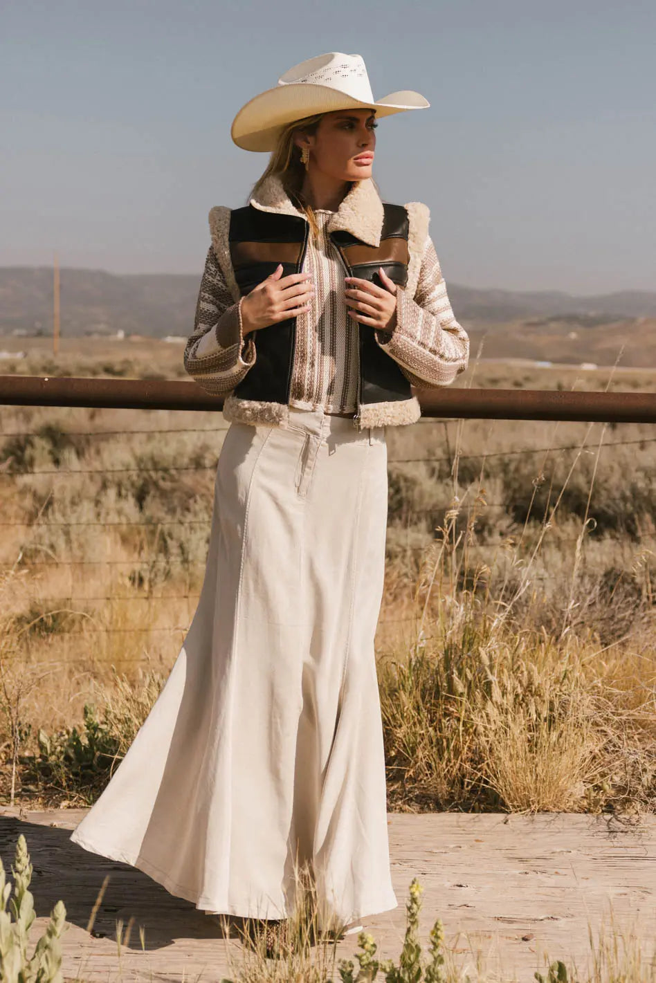 Sunny Maxi Skirt in Taupe - FINAL SALE