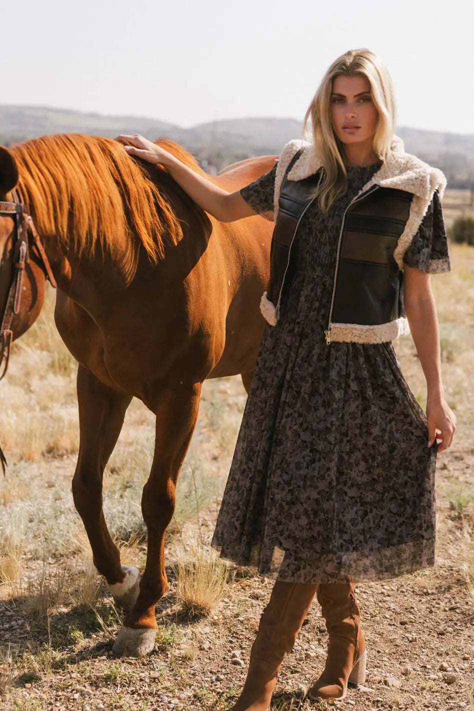 Sofia Midi Dress in Purple - FINAL SALE