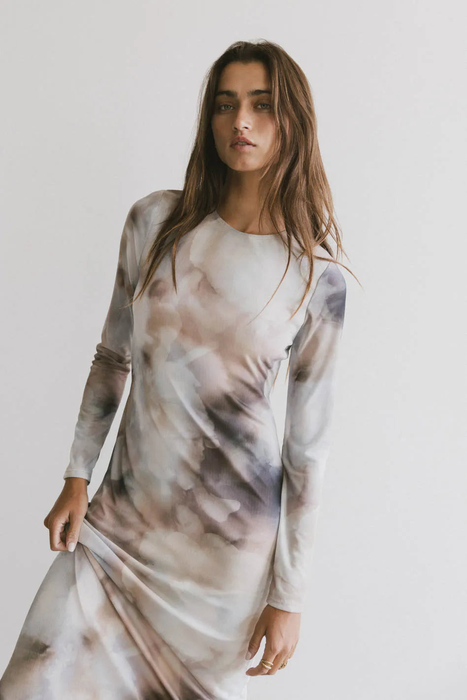 Jamie Watercolor Bodycon Dress - FINAL SALE