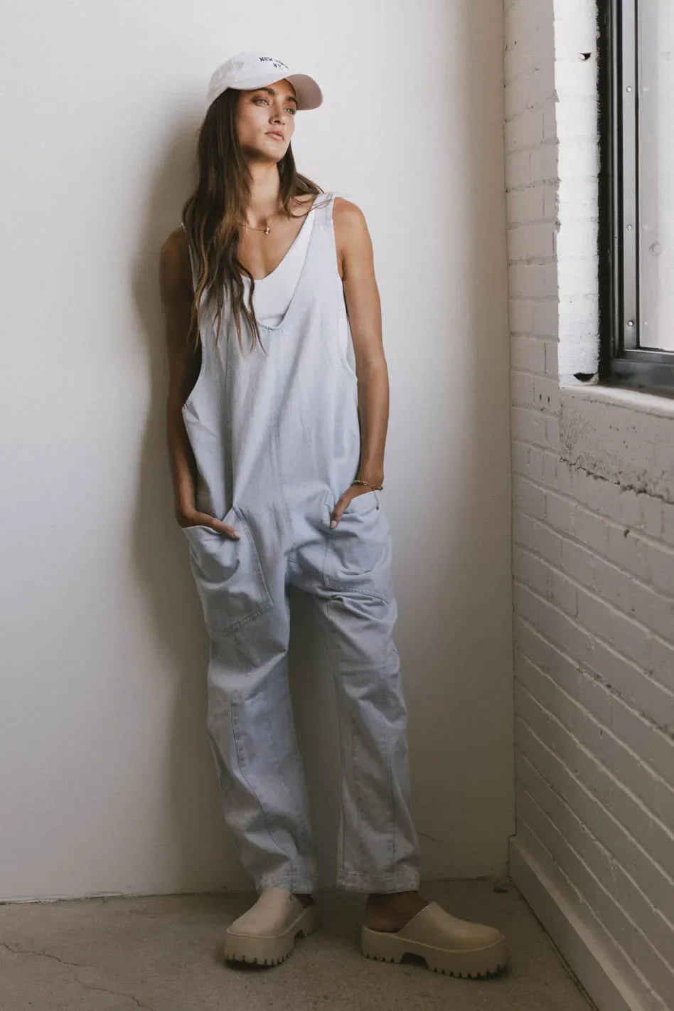 Marie Jumpsuit in Blue - FINAL SALE