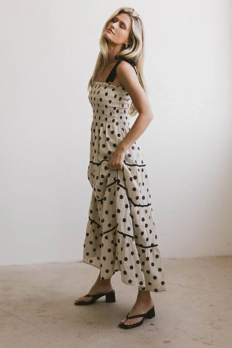 Matilda Polka Dot Midi Dress - FINAL SALE