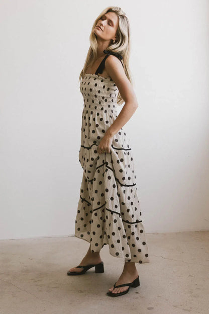 Matilda Polka Dot Midi Dress - FINAL SALE