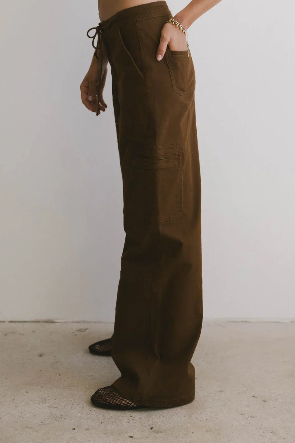 Tandry Cargo Pants in Brown - FINAL SALE