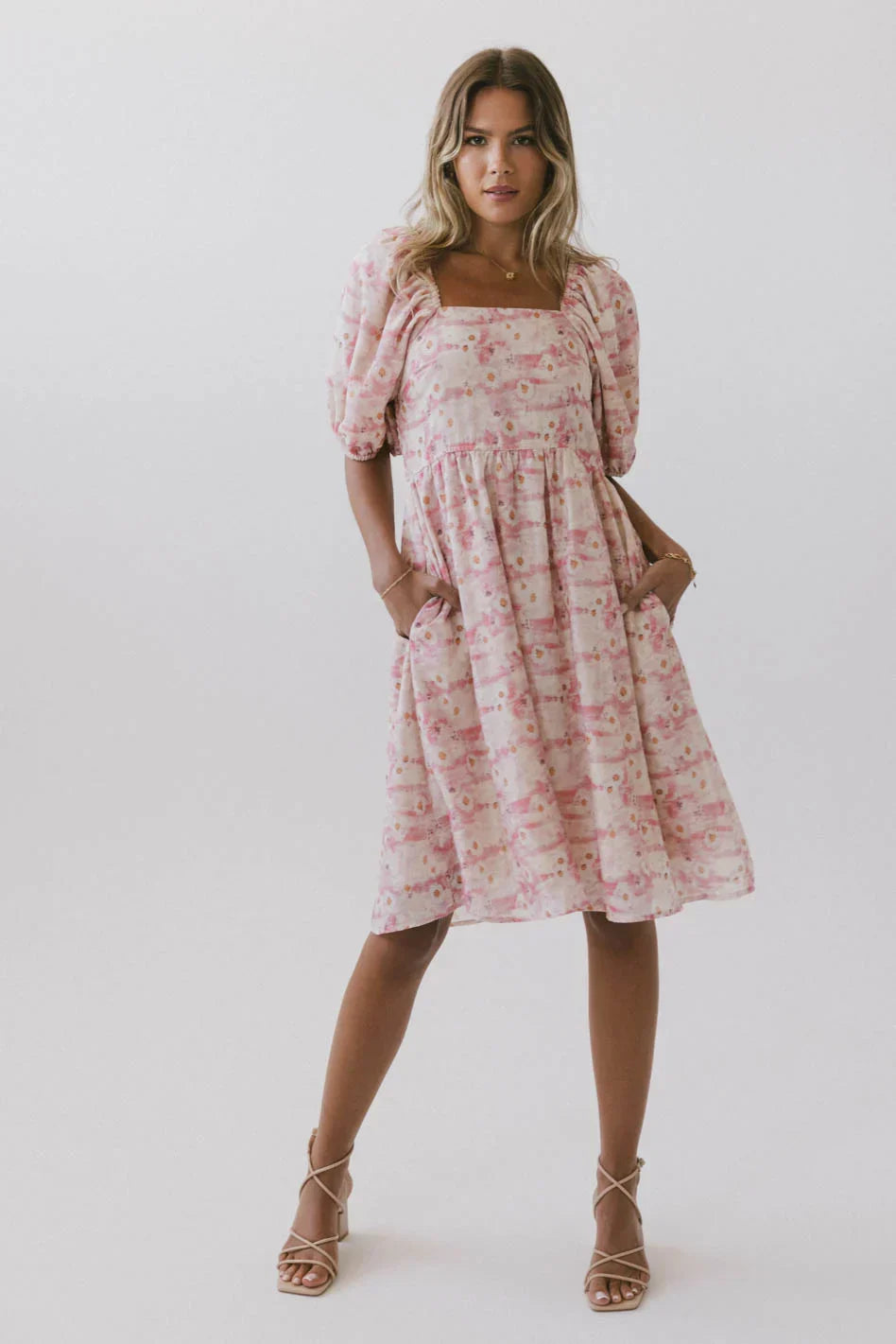 Hannah Floral Midi Dress - FINAL SALE
