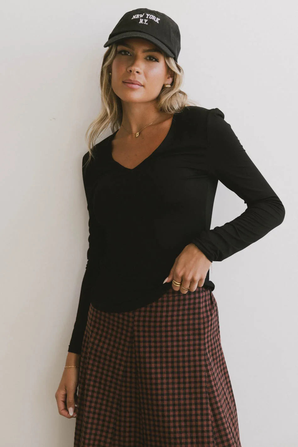 Iris Basic Top in Black - FINAL SALE