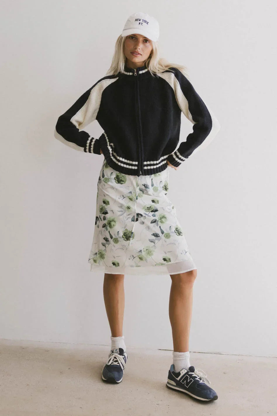 Sebastian Knit Jacket in Navy - FINAL SALE