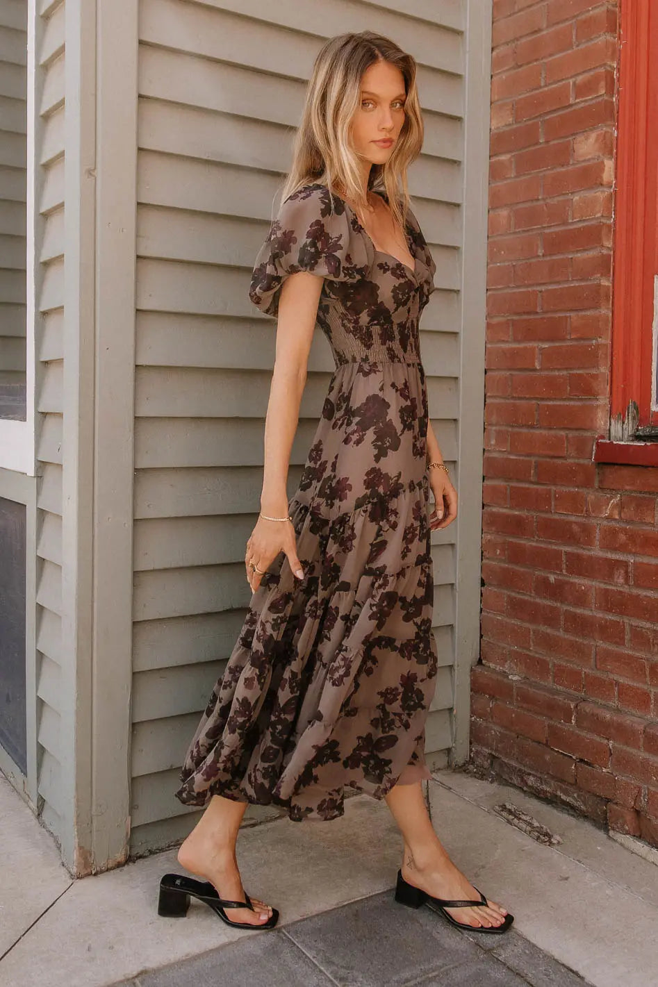 Robbie Floral Midi Dress - FINAL SALE