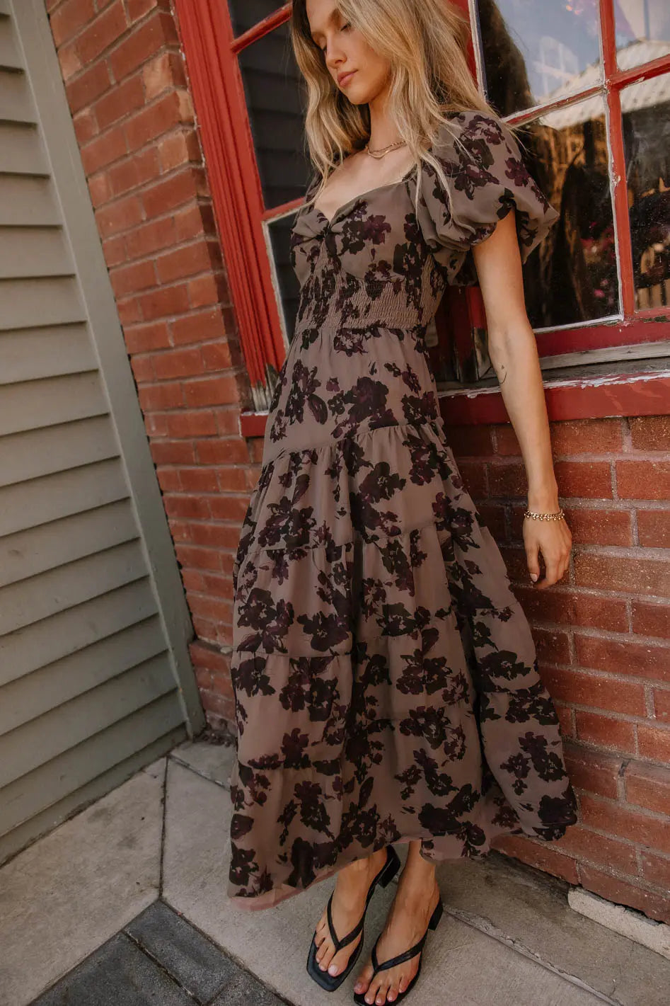 Robbie Floral Midi Dress - FINAL SALE