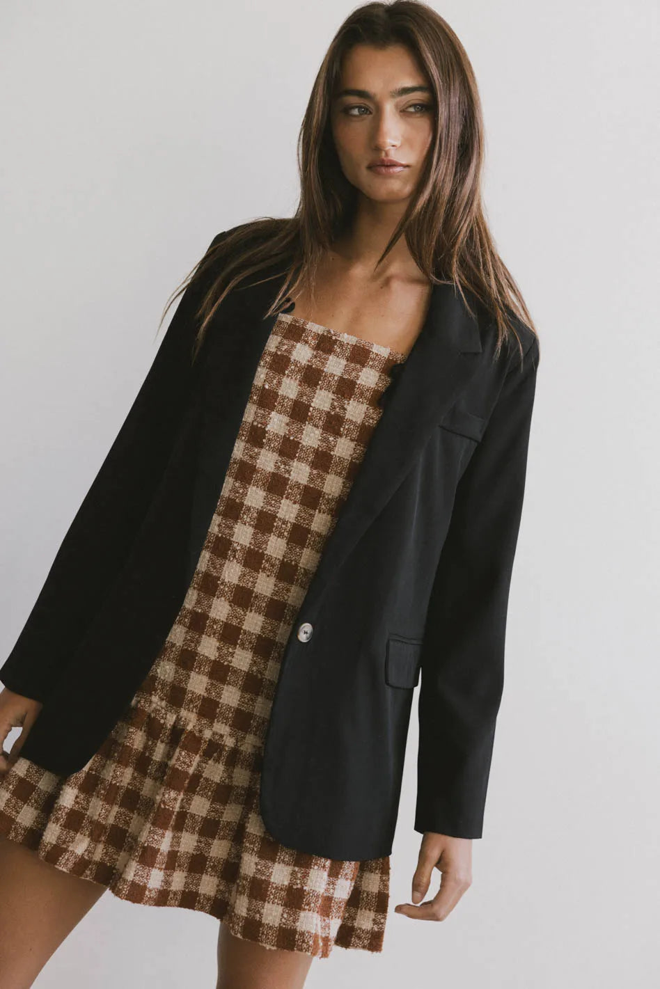 Crystal Blazer in Black - FINAL SALE