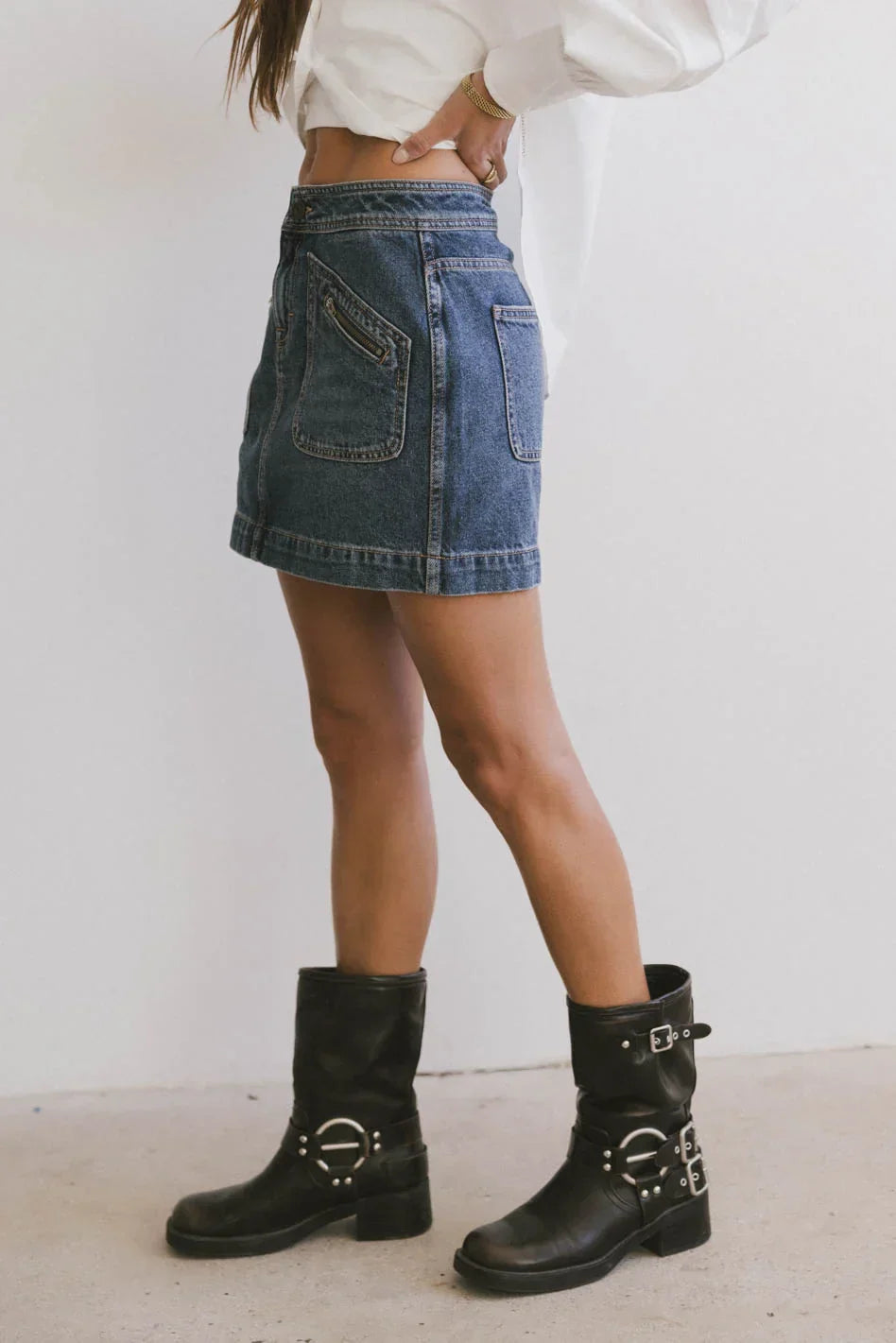 Bandri Denim Mini Skirt - FINAL SALE