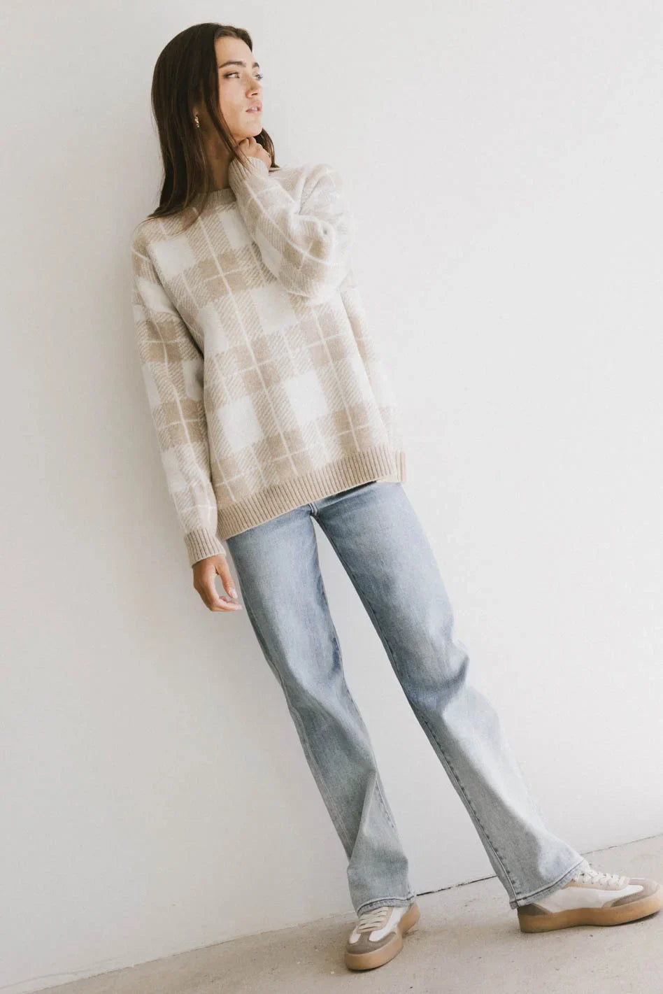 Emilee Plaid Sweater - FINAL SALE
