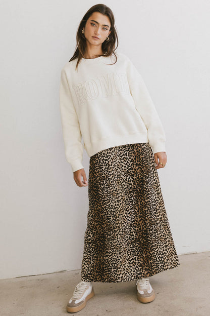 Marlo Leopard Skirt - FINAL SALE