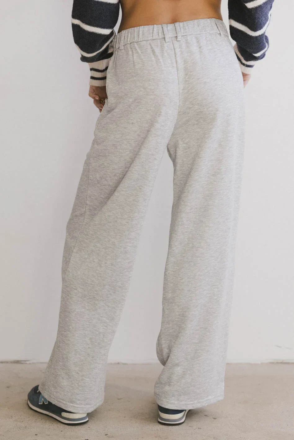 Cami French Terry Trouser in Grey - FINAL SALE