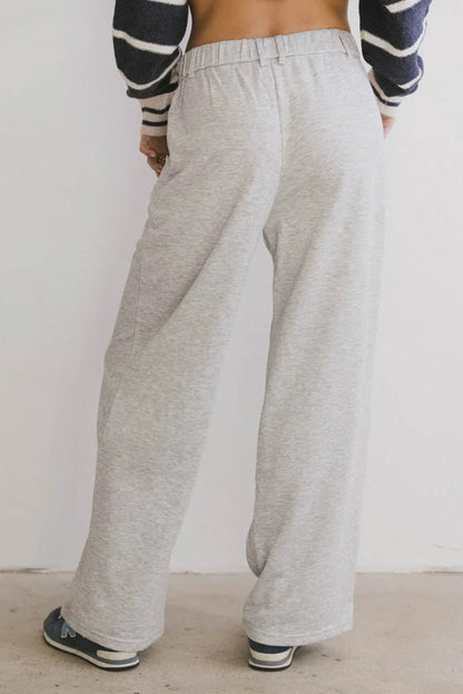Cami French Terry Trouser in Grey - FINAL SALE