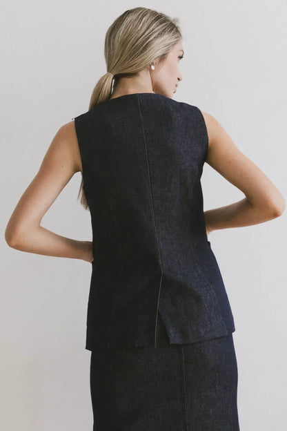 Miriam Denim Vest - FINAL SALE