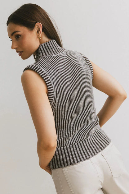 Monroe Zip Up in Grey - FINAL SALE