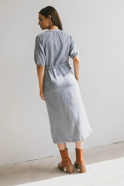 Marigold Denim Midi Dress - FINAL SALE