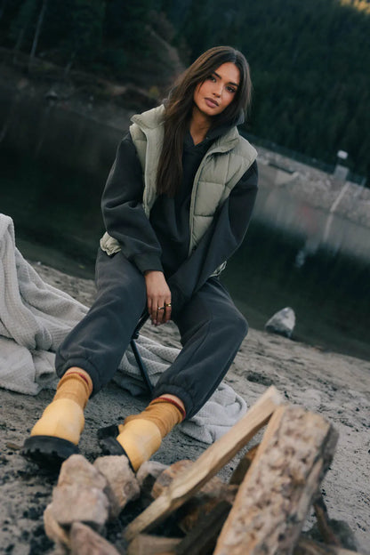 Out of Office Sweatpants in Charcoal - FINAL SALE