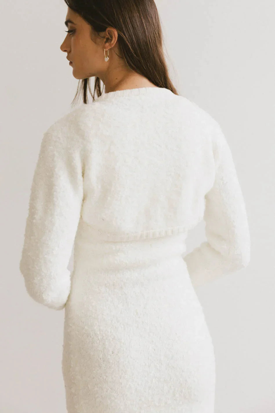 Winslow Knit Shrug in Ivory - FINAL SALE