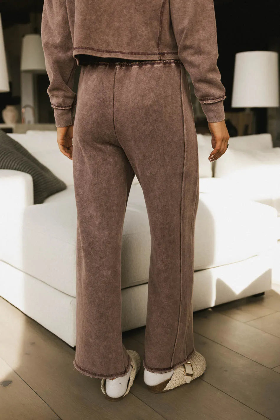 Odie Sweatpants in Burgundy - FINAL SALE