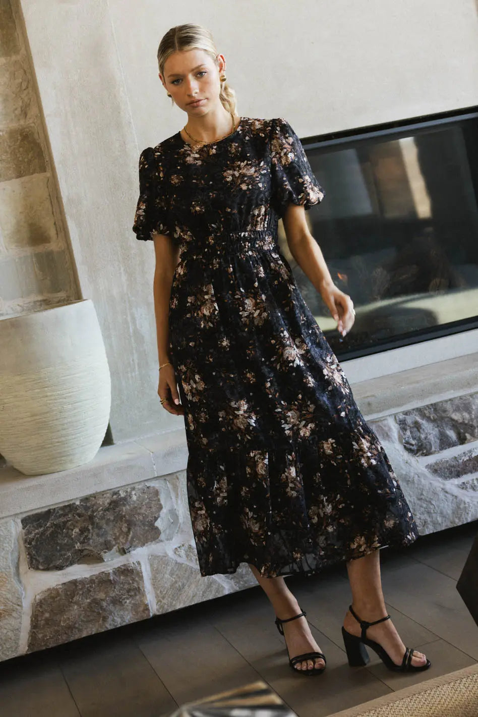 Mirren Floral Midi Dress - FINAL SALE