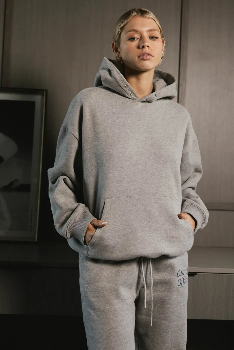 Out of Office Sweatshirt in Heather Grey - FINAL SALE