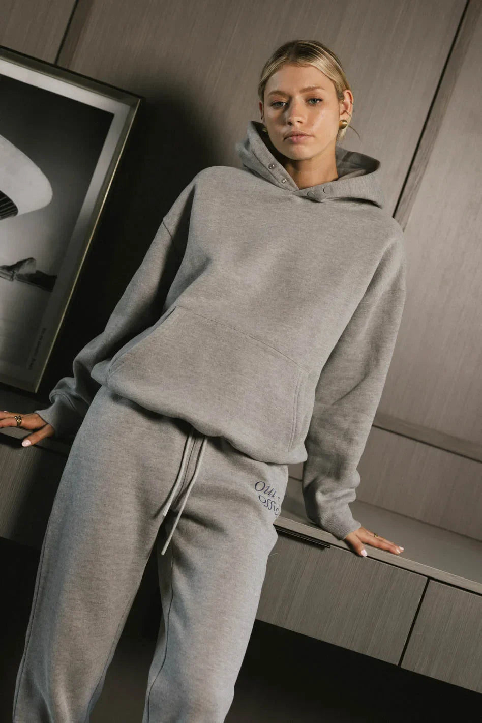 Out of Office Sweatshirt in Heather Grey - FINAL SALE