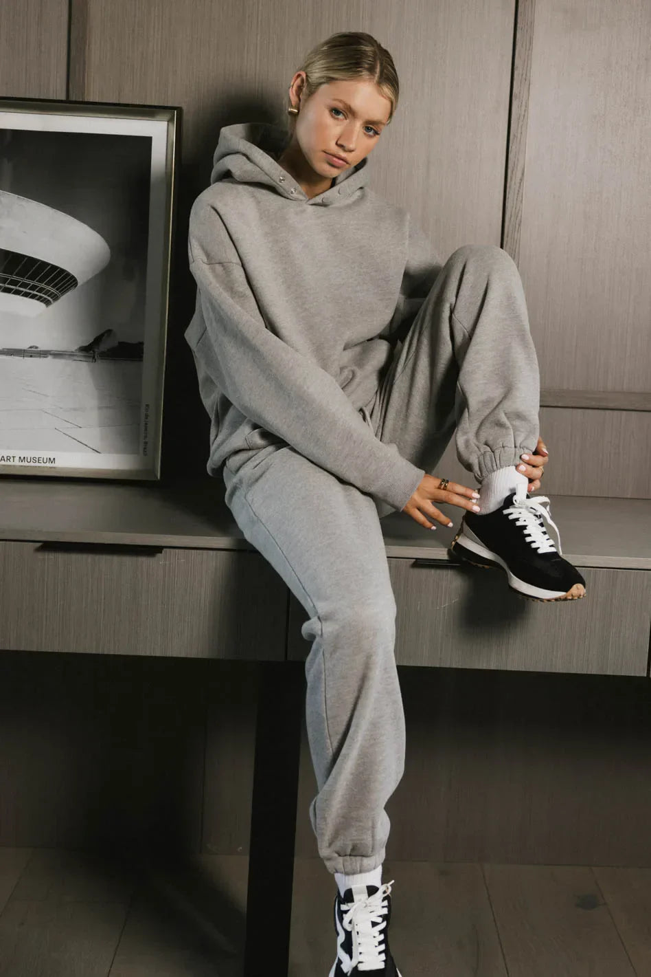 Out of Office Sweatpants in Heather Grey - FINAL SALE