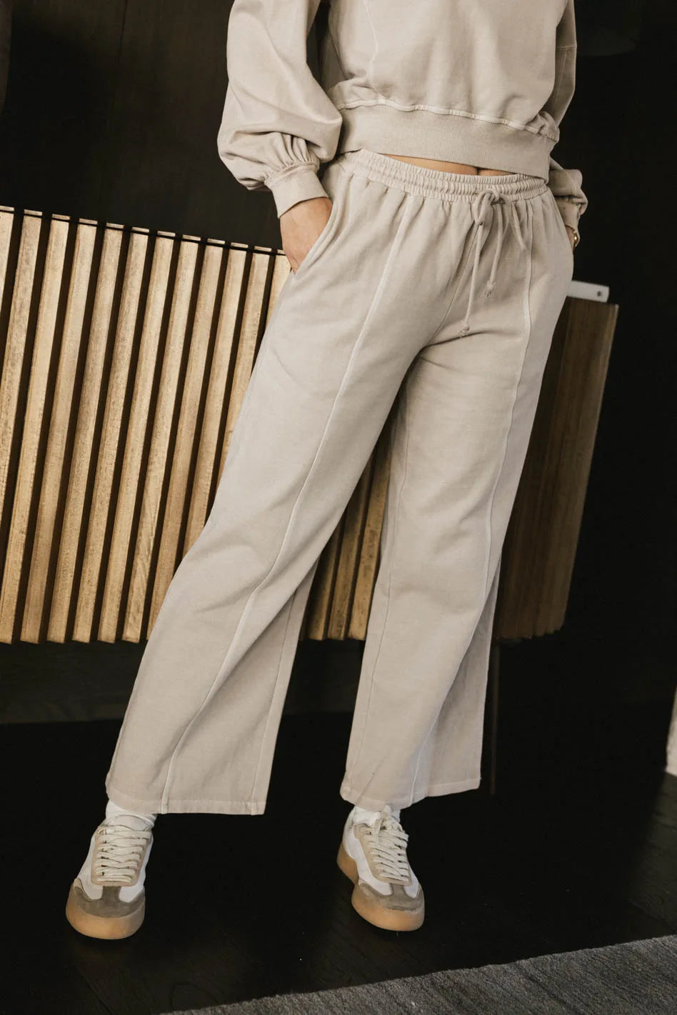 Sutton Sweatpants in Bone - FINAL SALE
