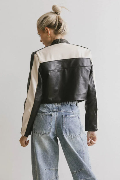 Leda Vegan Leather Jacket - FINAL SALE