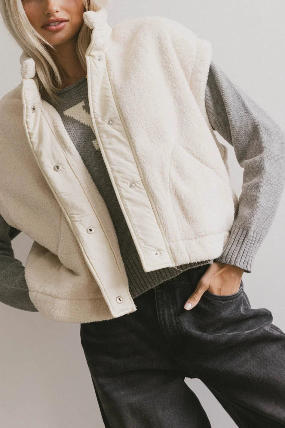 Samirah Sherpa Vest - FINAL SALE