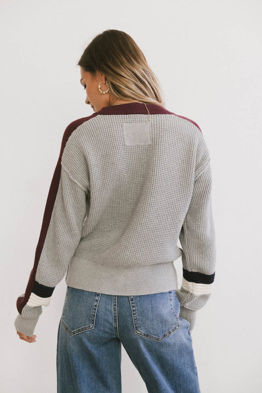 Rochelle Sweater in Grey - FINAL SALE