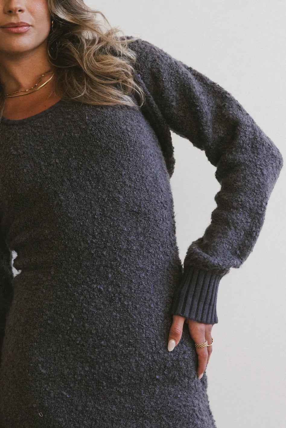 Winslow Knit Shrug in Charcoal - FINAL SALE