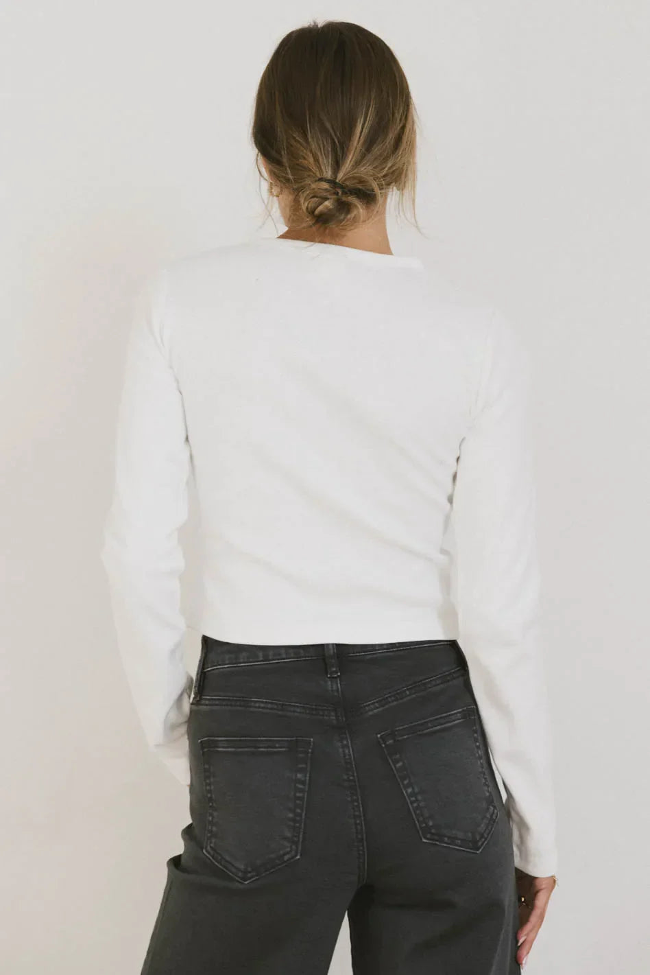 Hallie Top in Ivory - FINAL SALE