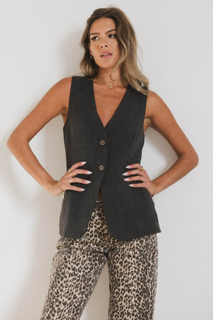 Yara Tweed Vest - FINAL SALE
