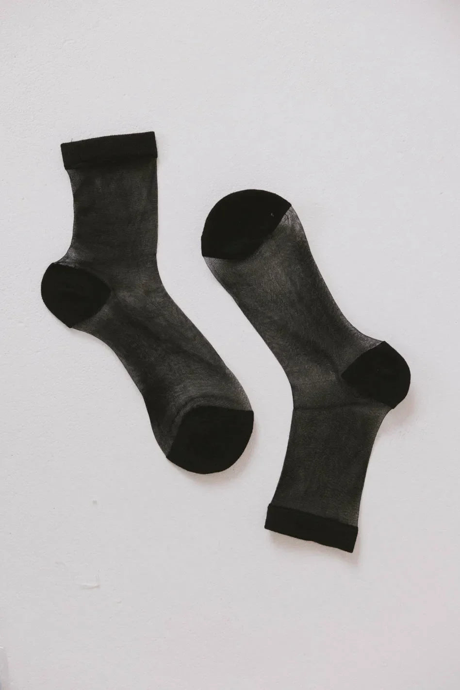 Sheer Socks in Black - FINAL SALE