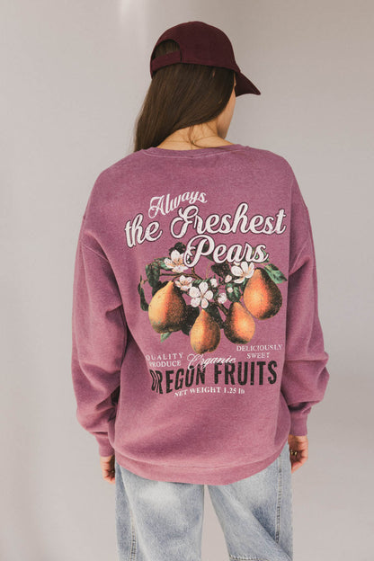 Freshest Pears Crewneck - FINAL SALE