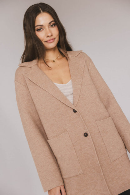 Micha Knitted Cardigan in Mocha - FINAL SALE