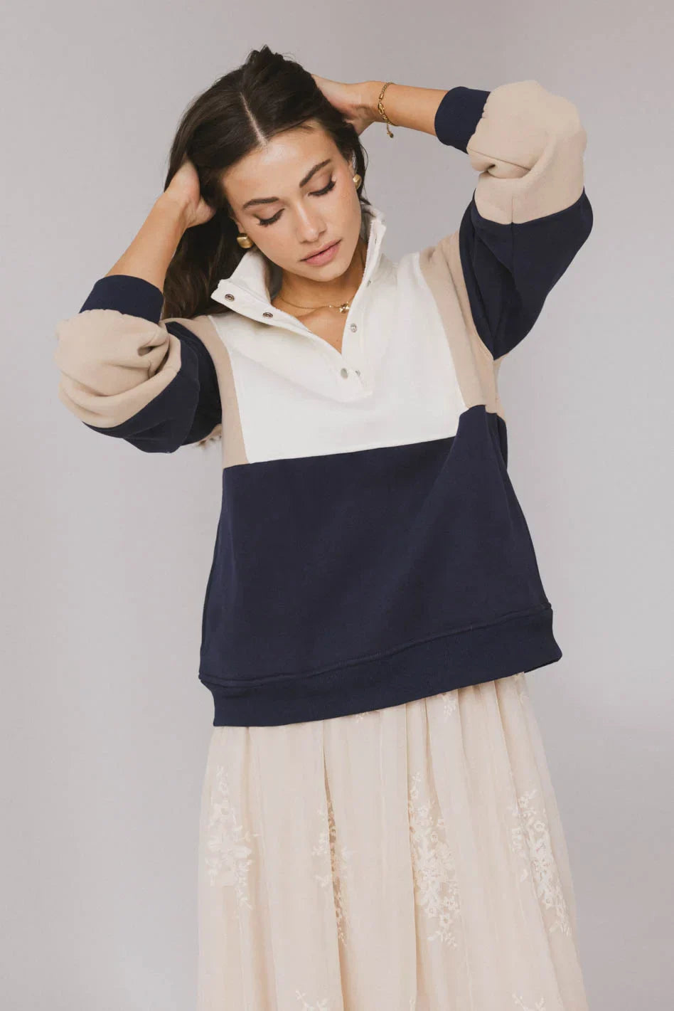 Marcus Quarter Snap Sweatshirt - FINAL SALE