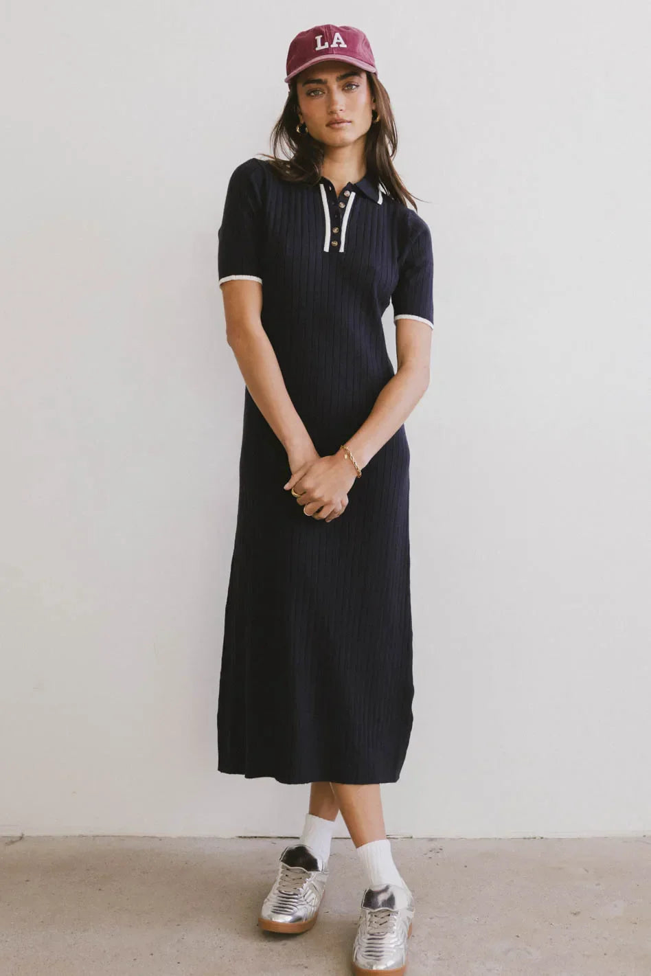 Posie Ribbed Knit Midi Dress - FINAL SALE