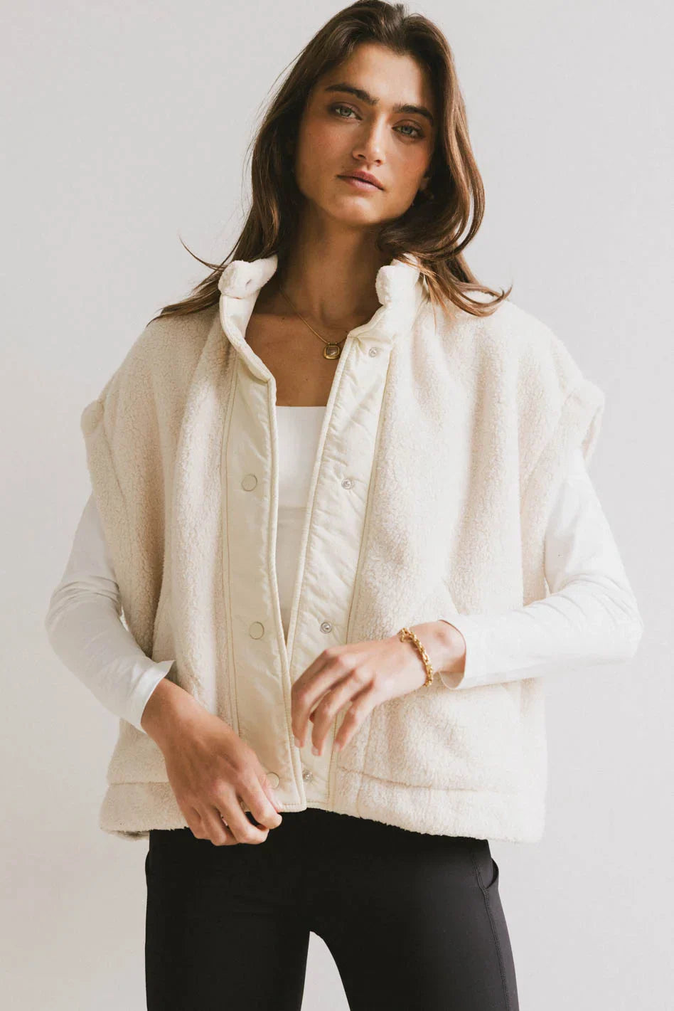 Samirah Sherpa Vest - FINAL SALE