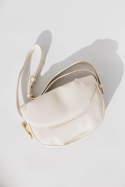 Rumble Vegan Leather Bag in Ivory - FINAL SALE