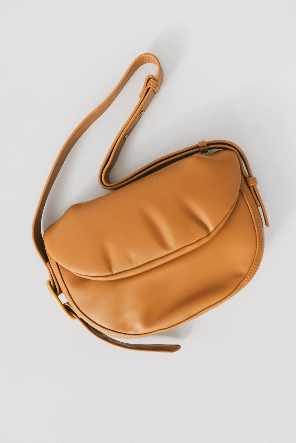 Rumble Vegan Leather Bag in Tan - FINAL SALE