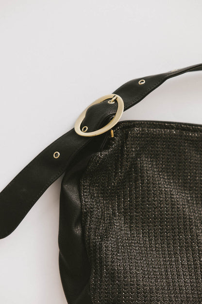 Toulouse Woven Tote in Black - FINAL SALE