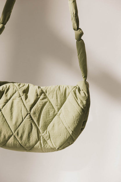 Whimsy Quilted Bag in Sage - FINAL SALE
