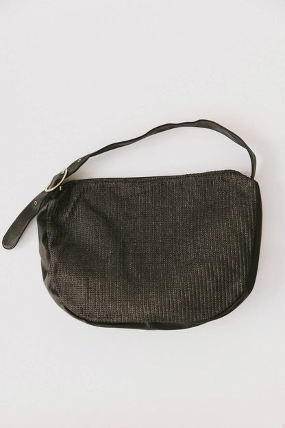 Toulouse Woven Tote in Black - FINAL SALE